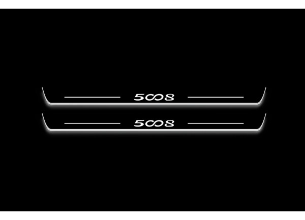 Led door sills Peugeot 5008 II 2017-2024 (front doors) Led door sills Peugeot 5008 II 2017-2024 (front doors)