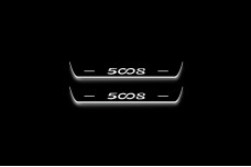 Led door sills Peugeot 5008 II 2017-2024 (rear doors)