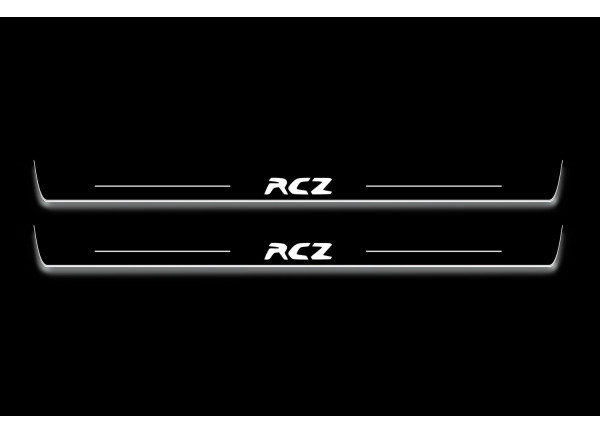 Led door sills Peugeot RCZ 2010+ (front doors)