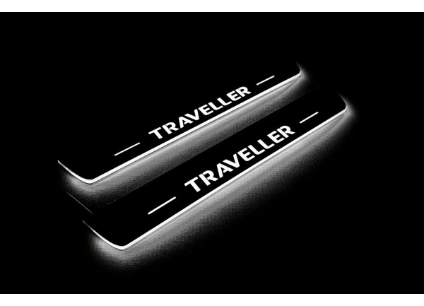 Led door sills Peugeot Traveller 2016+ (front doors)