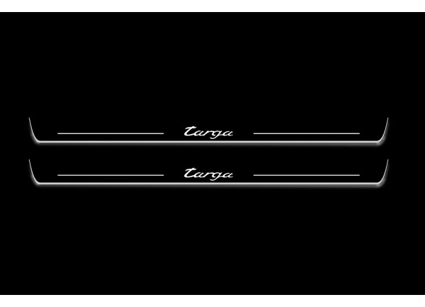 Led door sills Porsche 911 (996) 1997-2006 with logo "Targa"