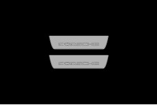 Led door sills Porsche Cayenne II 2010-2017 with logo Porsche (rear doors) Led door sills Porsche Cayenne II 2010-2017 with logo Porsche (rear doors)