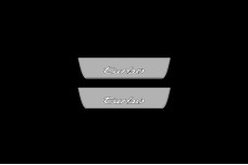 Led door sills Porsche Cayenne II 2010-2017 with logo Turbo (rear doors) Led door sills Porsche Cayenne II 2010-2017 with logo Turbo (rear doors)