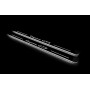 Led door sills Porsche Cayenne III 2017+ with logo "Cayenne GTS" (front doors)