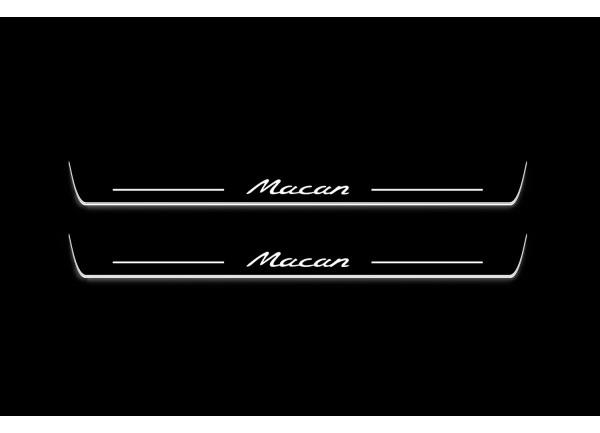 Led door sills Porsche Macan I 2014-2024 (front doors)
