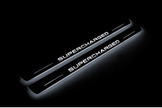 Led door sills Range Rover III 2002-2012 with logo Supercharged (front doors)