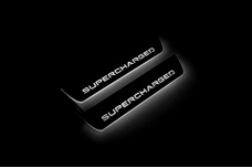 Led door sills Range Rover III 2002-2012 with logo Supercharged (rear doors)