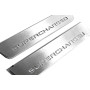 Led door sills Range Rover III 2002-2012 with logo Supercharged (rear doors)