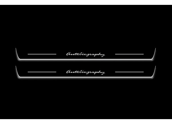 Led door sills Range Rover III 2002-2012 with logo Autobiography (front doors)