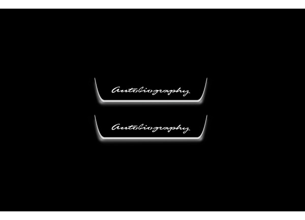Led door sills Range Rover III 2002-2012 with logo Autobiography (rear doors)