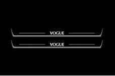 Led door sills Range Rover III 2002-2012 with logo VOGUE (front doors)