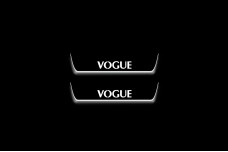 Led door sills Range Rover III 2002-2012 with logo VOGUE (rear doors)