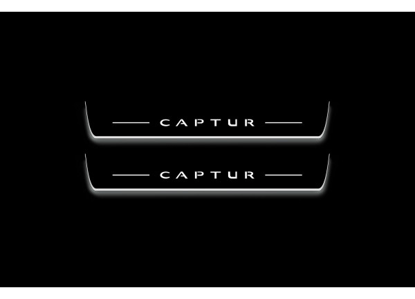 Led door sills Renault Captur I 2013-2019 (front doors)