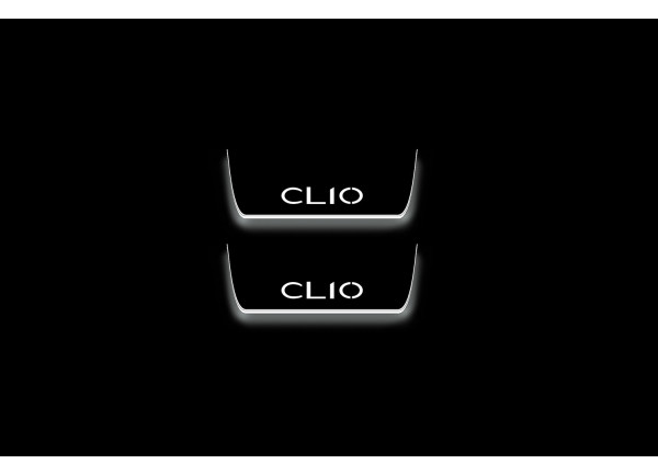 Led door sills Renault Clio IV 2012–2019 (rear doors)