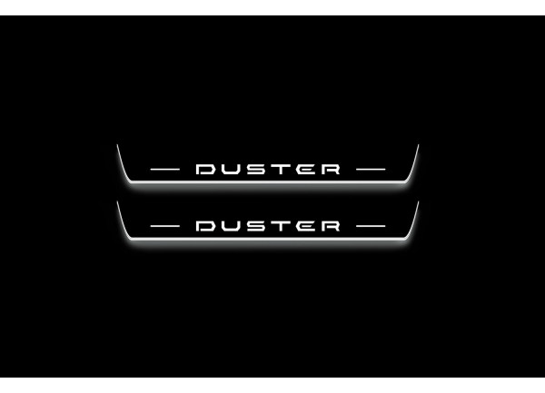 Led door sills Renault Duster III 2024+ (front doors)