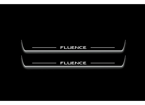 Led door sills Renault Fluence 2009-2017 (front doors)