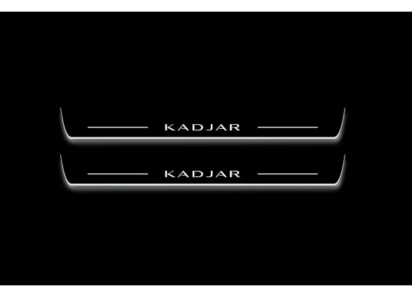 Led door sills Renault Kadjar 2015-2022 (front doors)