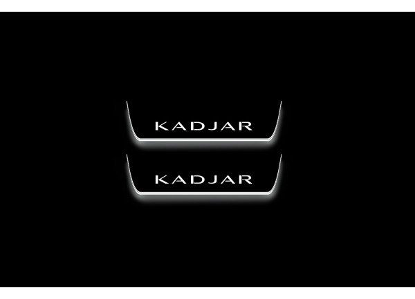 Led door sills Renault Kadjar 2015-2022 (rear doors)