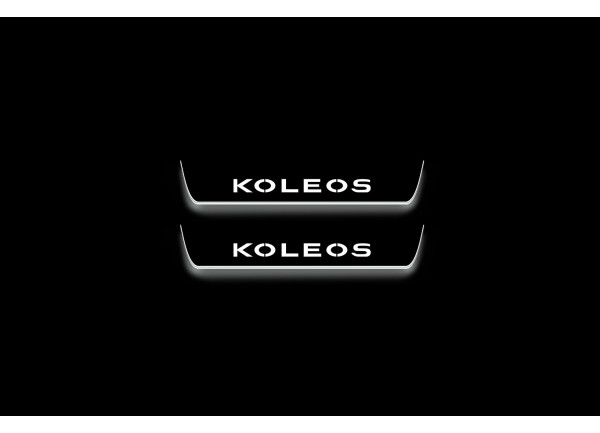 Led door sills Renault Koleos II 2016+ (rear doors)