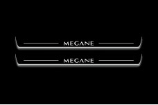 Led door sills Renault Megane II 2002-2009 (front doors)