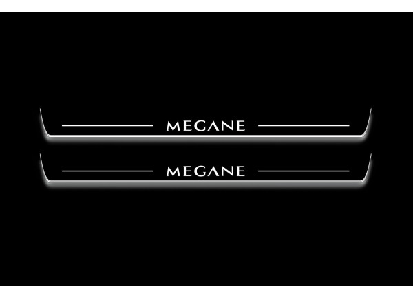Led door sills Renault Megane II 2002-2009 (front doors) Led door sills Renault Megane II 2002-2009 (front doors)