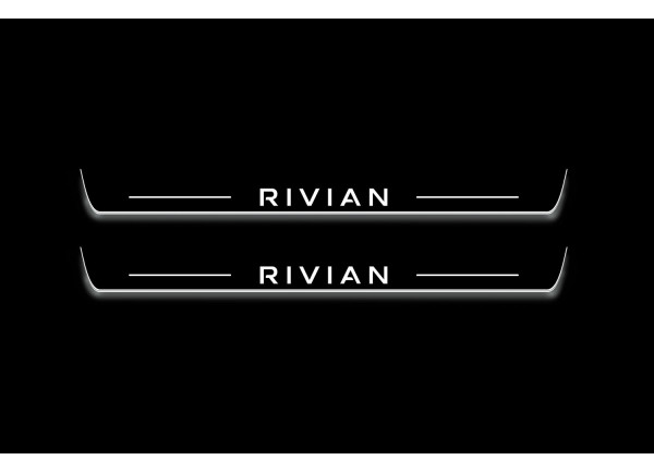 Led door sills Rivian R1S 2022+ (front doors)