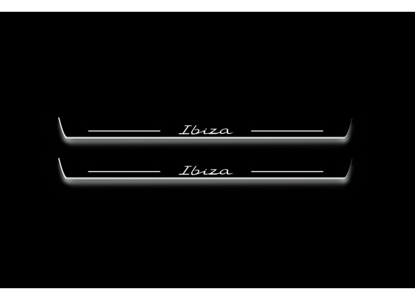 Led door sills Seat Ibiza V 2017+ with OLD logo (front doors) Led door sills Seat Ibiza V 2017+ with OLD logo (front doors)