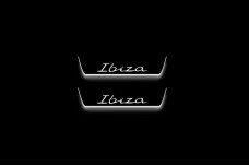 Led door sills Seat Ibiza V 2017+ with OLD logo (rear doors)