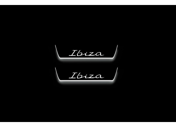 Led door sills Seat Ibiza V 2017+ with OLD logo (rear doors) Led door sills Seat Ibiza V 2017+ with OLD logo (rear doors)