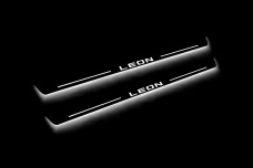 Led door sills Seat Leon III 2013-2020 (front doors)