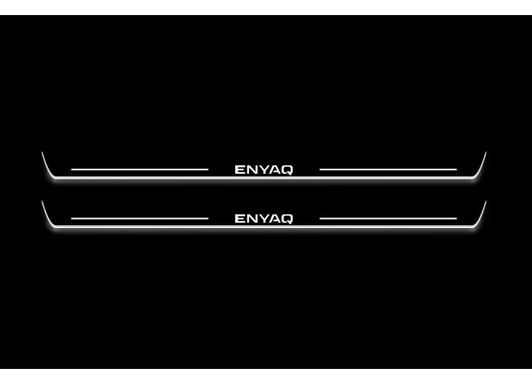 Led door sills Skoda Enyaq 2020+ (front doors) Led door sills Skoda Enyaq 2020+ (front doors)