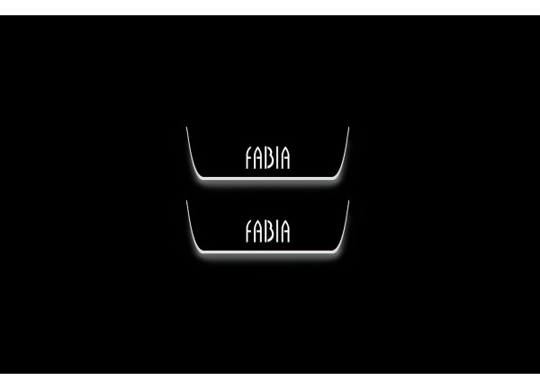 Led door sills Skoda Fabia I 1997-2007 (rear doors) Led door sills Skoda Fabia I 1997-2007 (rear doors)