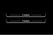 Led door sills Skoda Fabia III 2014-2021 (front doors)