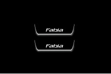 Led door sills Skoda Fabia II 2007-2014 (rear doors)