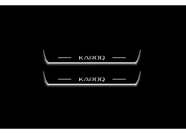 Led door sills Skoda Karoq 2018+ (rear doors)