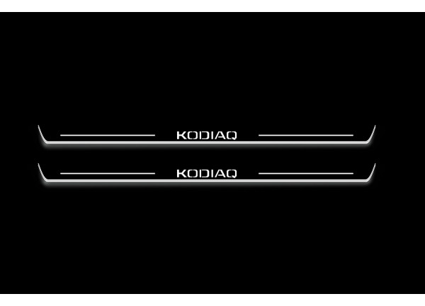 Led door sills Skoda Kodiaq II 2023+ (front doors)