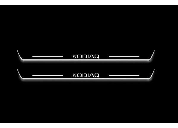 Led door sills Skoda Kodiaq I 2016-2023 (front doors) Led door sills Skoda Kodiaq I 2016-2023 (front doors)