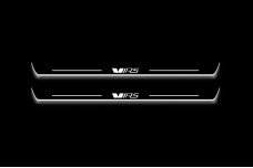 Led door sills Skoda Octavia II (A5) 2004-2013 with logo VRS (front doors)