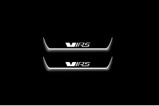 Led door sills Skoda Octavia II (A5) 2004-2013 with logo VRS (rear doors)