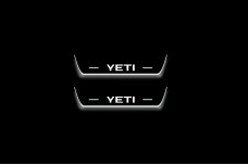 Led door sills Skoda Yeti 2009-2017 (type 2) (rear doors)