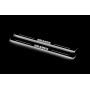 Led door sills Smart Fortwo III 2014+ with logo BRABUS