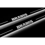 Led door sills Smart Fortwo III 2014+ with logo BRABUS