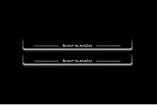 Led door sills SsangYong Korando 2010-2019 (front doors)