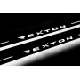 Led door sills SsangYong Rexton II 2006-2012 (front doors)