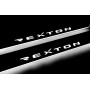 Led door sills SsangYong Rexton II 2006-2012 (rear doors)