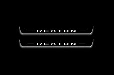 Led door sills SsangYong Rexton III 2017+ (front doors)