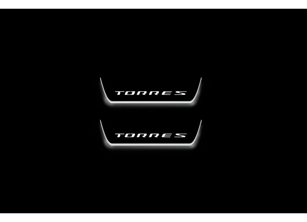 Led door sills SsangYong Torres 2022+ (rear doors)