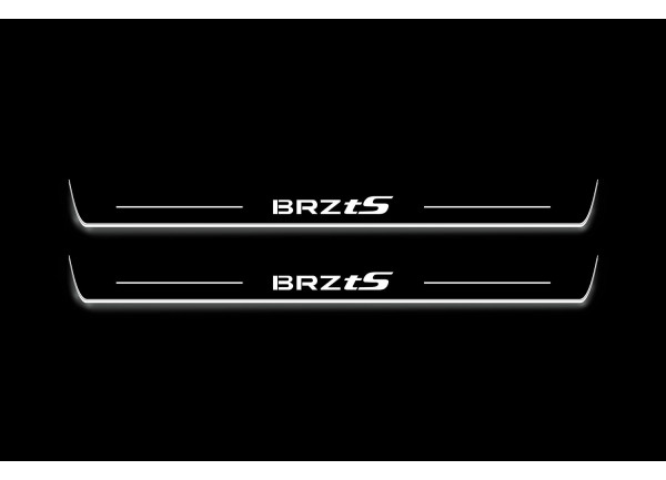 Led door sills Subaru BRZ II 2021+ with logo BRZ tS Led door sills Subaru BRZ II 2021+ with logo BRZ tS