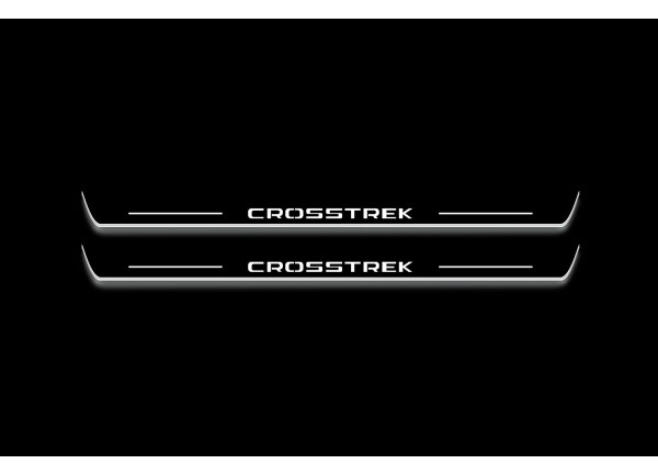Led door sills Subaru Crosstrek I 2012-2017 (front doors)