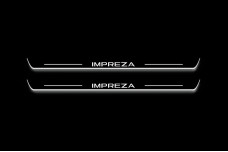 Led door sills Subaru Impreza IV 2011-2016 (front doors)
